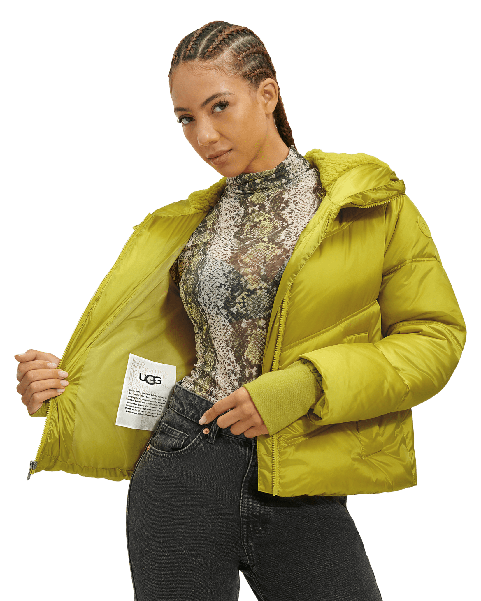 レディース ロニー クロップド パッファー ジャケット Ronney Cropped Puffer Jacket